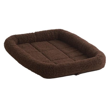 MILLER MFG 160773 Extra Large Chocolate Fleece Bed 405007733